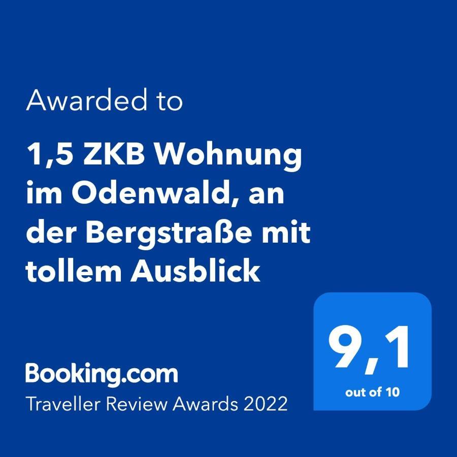 1,5 Zkb Wohnung Im Odenwald, An Der Bergstrasse Mit Tollem Ausblick Rimbach  Luaran gambar